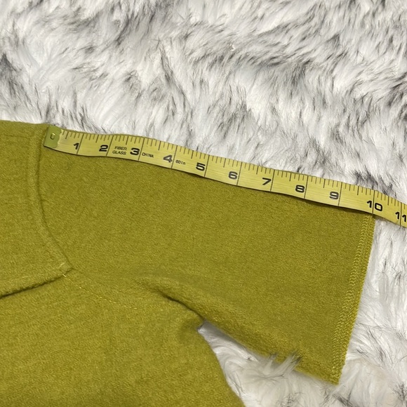 NWOT Kenar Wool Moss Green Cropped Jacket S - Picture 12 of 15